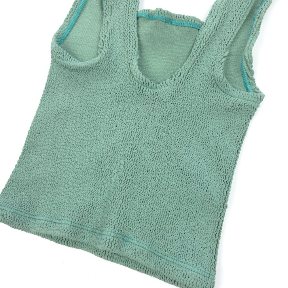 NWT YouSwim Verve Bikini Top Sage Green Beachy Boho Minimal Resort 90s Y2k VSCO - Picture 7 of 8
